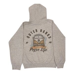 Women’s Gray Hoodie -Outer Banks Logo Size S